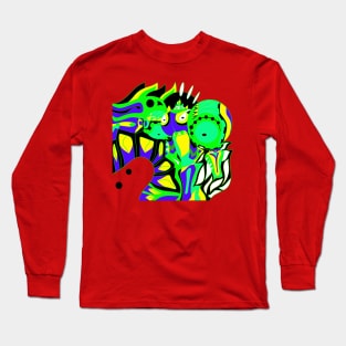 green house alien ecopop Long Sleeve T-Shirt